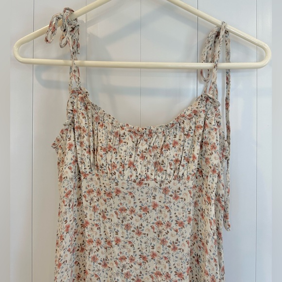 Audrey 3+1 Floral Midi Dress with Tie straps Small - Picture 2 of 7